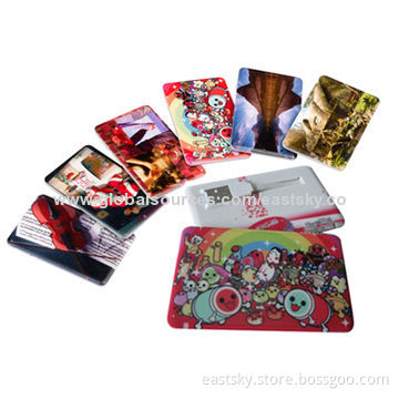 Name card USB flash drive, durable with magnetic, shock- and moisture-proof
